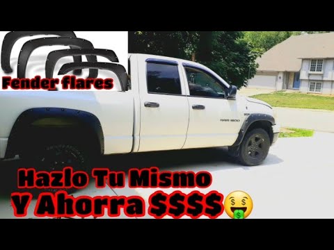 Como instalar tus fender flares en una Dodge ram