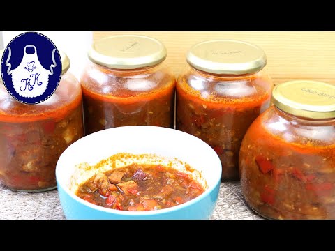 Leckeren Gulasch im Glas einkochen / Krisenvorrat