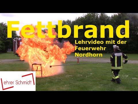 Grease fire - An educational film with the Nordhorn fire department | Lehrerschmidt