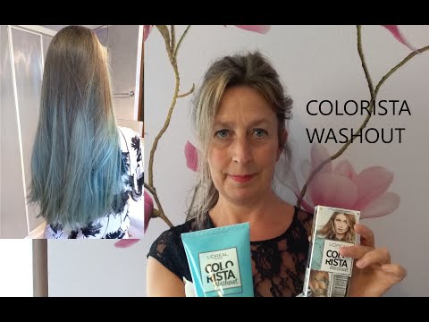 PROVIAMO A FARE I CAPELLI AZZURRI CON COLORISTA WASHOUT L'OREAL
