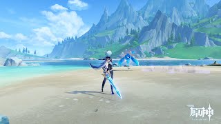 【原神】エウルア完凸 VS 湖辺のニニアン ワンコンボ