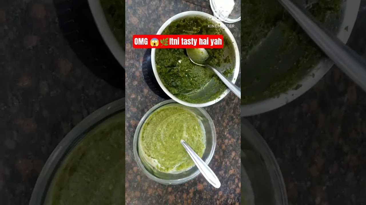 Tasty Mint🌿  dip 🔥#shorts #Viral #chutney