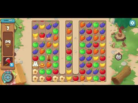 We Bare Bears Match3 Repairs Level 167 - No Boosters