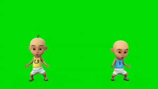 Download lagu Green screen Upin joget mp3