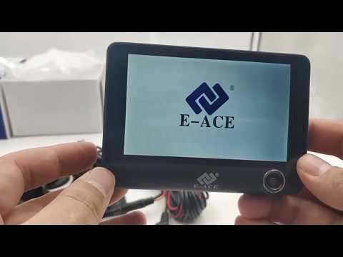 Недорогой автомобильный видеорегистратор с тремя камерами E-ACE B28 EA888 Dash Camera
