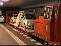 VHS U Bahn Berlin Werbezug Fiat 500 In Hermannstraße