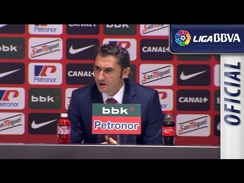 Rueda de Prensa de Valverde tras el Athletic Club (2-1) Levante UD - HD