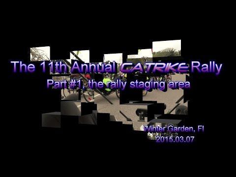 The 11th Annual Catrike Rally 2015-03-07, (1) recumbent trike tour, canopy