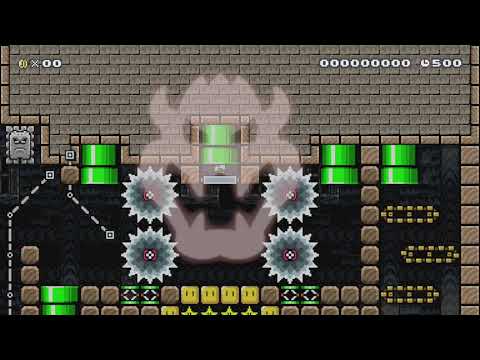 Challenge Level: Survive! by Javier - Super Mario Maker - No Commentary 1bn