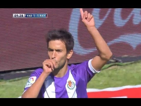 Gol de Bueno (1-1) en el Real Valladolid - Rayo Vallecano Jornada 6
