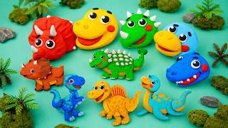 Clay Dinosaur Adventure 🦖🎨 Build and Match Baby Dinos