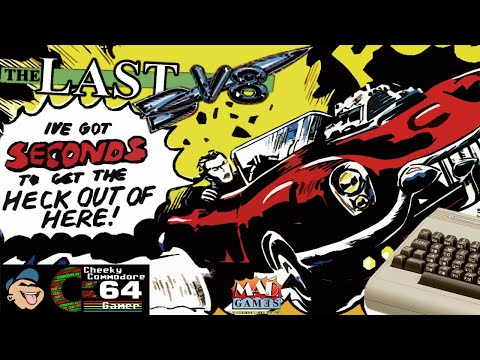 THE LAST V8 – Commodore 64 (1985) | Post-Apocalyptic Top-Down Racing with Rob Hubbard’s OST