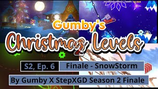 ☃️🎄Christmas LEVELS 2 FINALE - SnowStorm (official) Geometry Dash Series Season 2