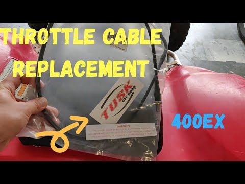 How to replace the throttle cable | 400ex Build