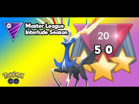 Xerneas is Humbling Dragons in Go Battle League for Master League at Rank 20,Season25, in Pokémon Go
