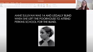 Writing a play about Helen Keller and Anne Sullivan video