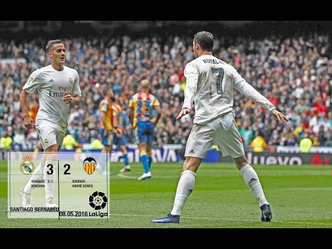 Real Madrid 3-2 Valencia (La Liga 2015/16, matchday 37)