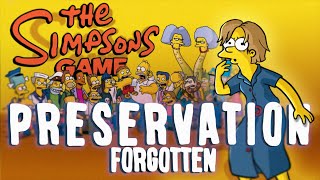 The Simpsons Game: Preservation Forgotten