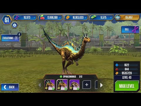 OPHIACOMIMUS MAX (2) - JURASSIC WORLD THE GAME
