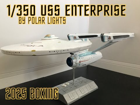 1/350 USS Enterprise Refit model kit overview