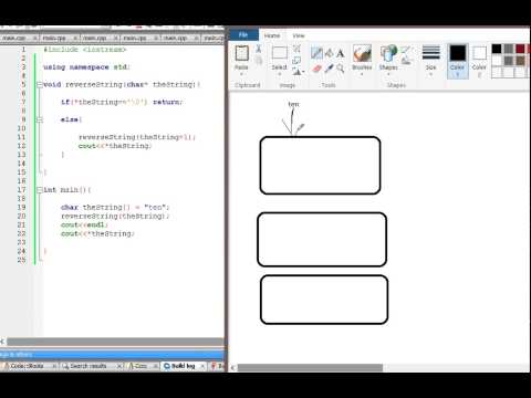 C Print Char Array In Reverse Using Recursion