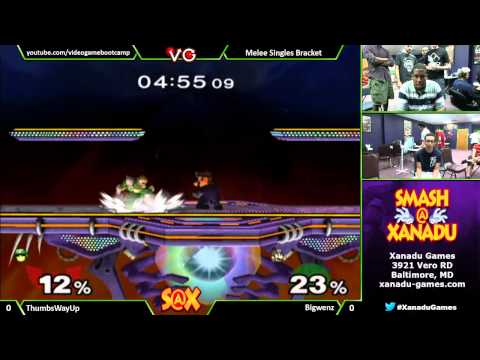S@X Weekly - Thumbswayup (Captain Falcon) Vs. Bigwenz (Doctor Mario) Melee Singles - SSBM - SSBM