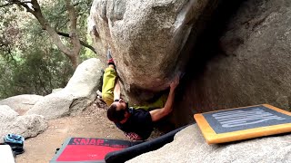 Video thumbnail of Ride my rocket, 6c. Can Boquet