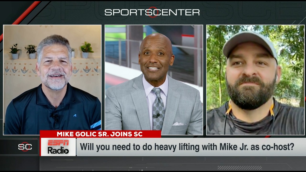 Mike Golic Sr. and Mike Golic Jr. on return to ESPN Radio to host 'The Golics' | SportsCenter