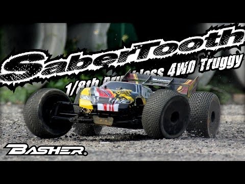 HobbyKing Product Video - Basher Sabertooth 1/8th 4WD Brushless Truggy
