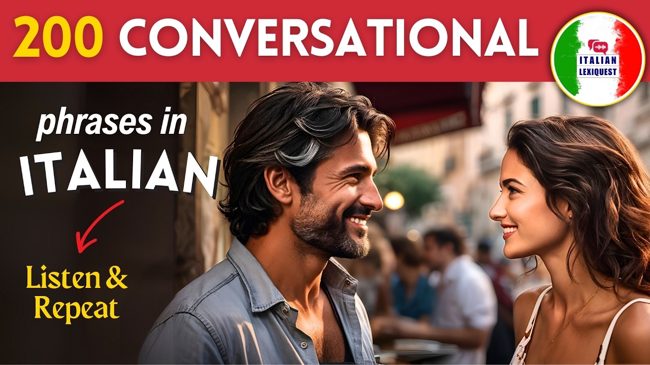 200 Perfectly Random Conversational ITALIAN PHRASES (Flashcards) that You Need to Know