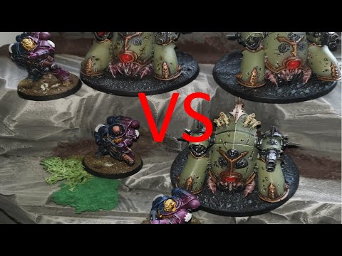 Battlereport 13: Warhammer 40k Iron Hands vs. Death Guard 2000 Punkte 9.Edition deutsch