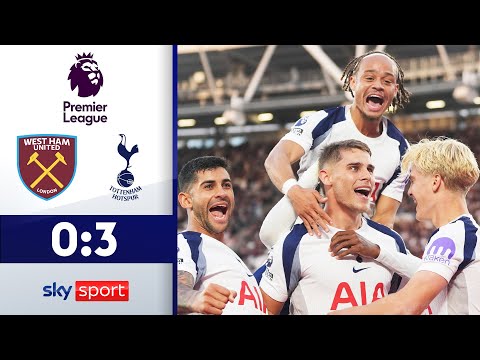 Xavi mit Assist bei Spurs-Sieg! | West Ham United - Tottenham Hotspur | Highlights - Premier League