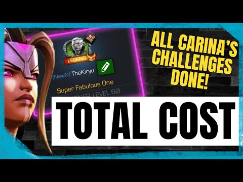Cost Breakdown And Brief Overview Of All 9 Carina's Challenges Vol 2!