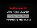 Keith Jarrett American Quartet – Nuremberg, May 14, 1976 (The Survivors’ Suite)