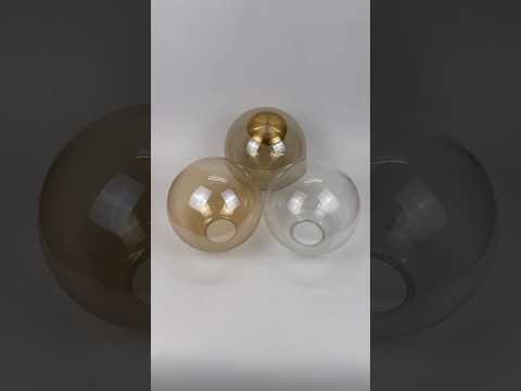 Плафон стеклянный шар Bubble Premium D200 дымчатый