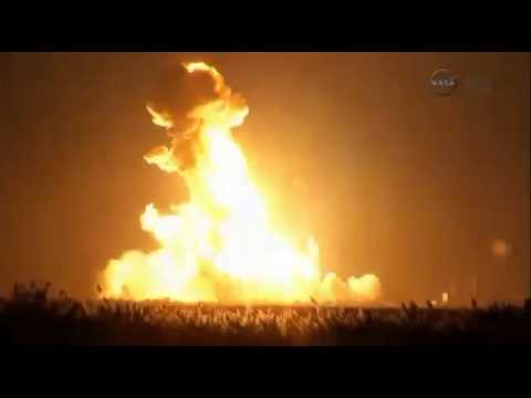 Foguete da NASA explode ao vivo Outubro 2014