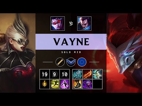 Vayne Mid vs Yasuo - EUW Diamond Patch 25.06