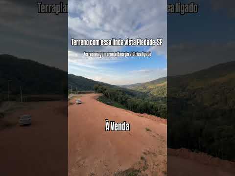 Terreno com vista maravilhosa à venda em Piedade-SP
