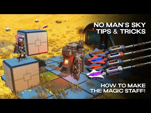 No Man's Sky | Tips & Tricks | How to Make The Magic Staff | Worlds 5.1