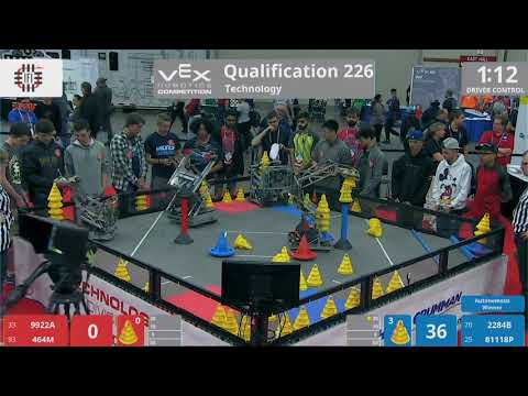 2018 VRC Tech Q226 - 9922A 464M vs 2284B 81118P - 102 to 127