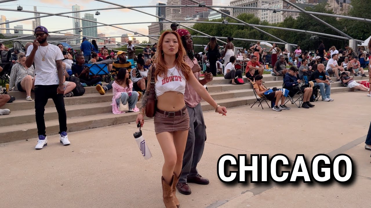Chicago House Music Festival 2025 in Millennium Park on Saturday | August 23, 2025 | 4k Video 60fps