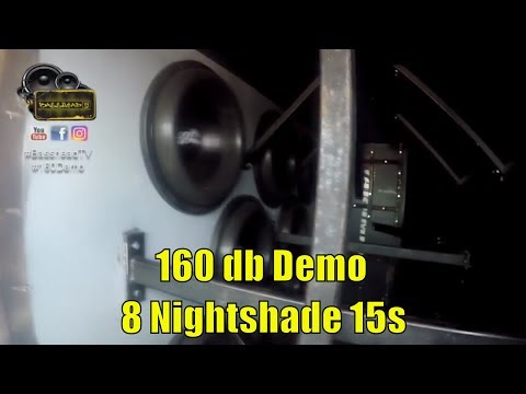 Thumbnail for 160 DB Car Audio Demo Candy Van - 8 Otis Designs 15s in a 6th order by DB (car)