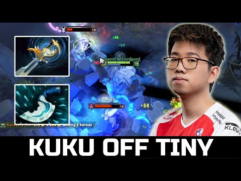 T1.KUKU TINY OFFLANE TANKY BUILD DOTA 2