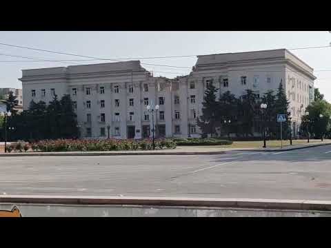 Kherson. Russians bomb White House on June 5, 2025.