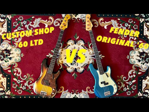 Fender Precision CUSTOM SHOP LTD '60 Vs American Original '60 - BASS PILLS