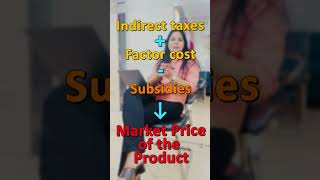 Topic - Factor Cost & Market Price l Concept in 30 sec❗️ #CUET2024 #economics #cuet2024