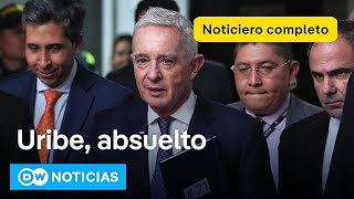 🔴 DW Noticias 21 de octubre: Justicia de Colombia revoca condena contra expresidente Álvaro Uribe