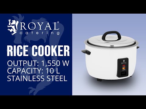 Video - Urządzenie do gotowania ryżu - 10 litrów