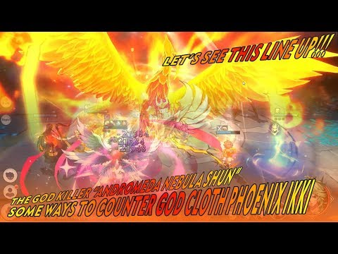 This Line Up Is Easy To Counter God Cloth Phoenix Ikki - Saint Seiya Awakening