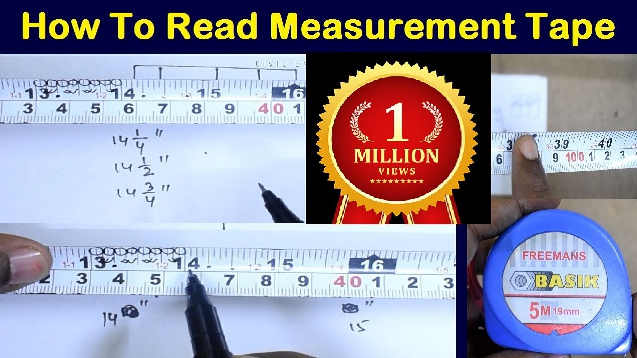How to Read Measurement Tape | Feet | Inch | Meter | Millimeter | Cm | Soot By Learning Technology